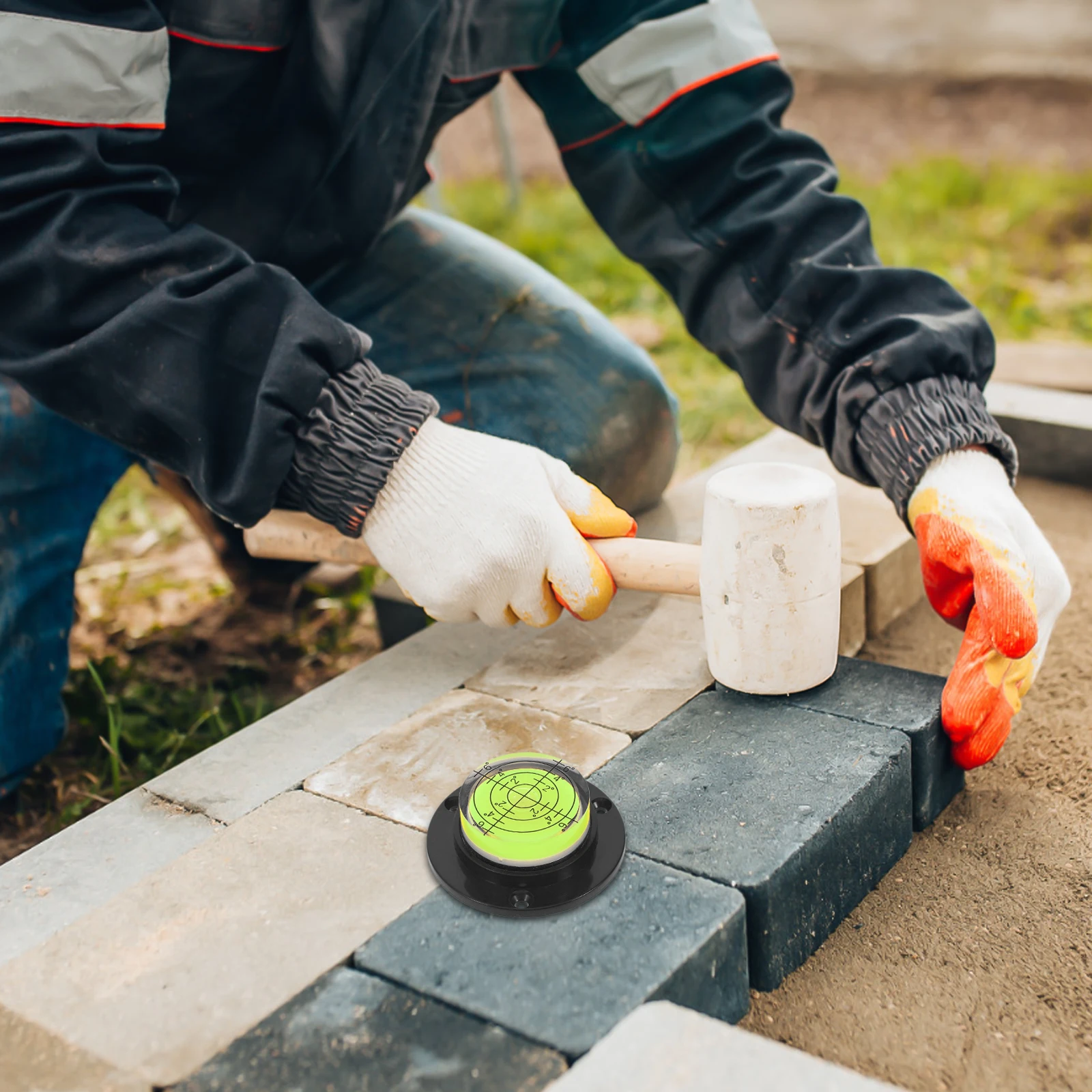 Compact Precision Bubble Mini Leveler For Rv Tripod Diy Horizontal Measuring Sturdy Portable Spirit Level Outdoor Use Camper