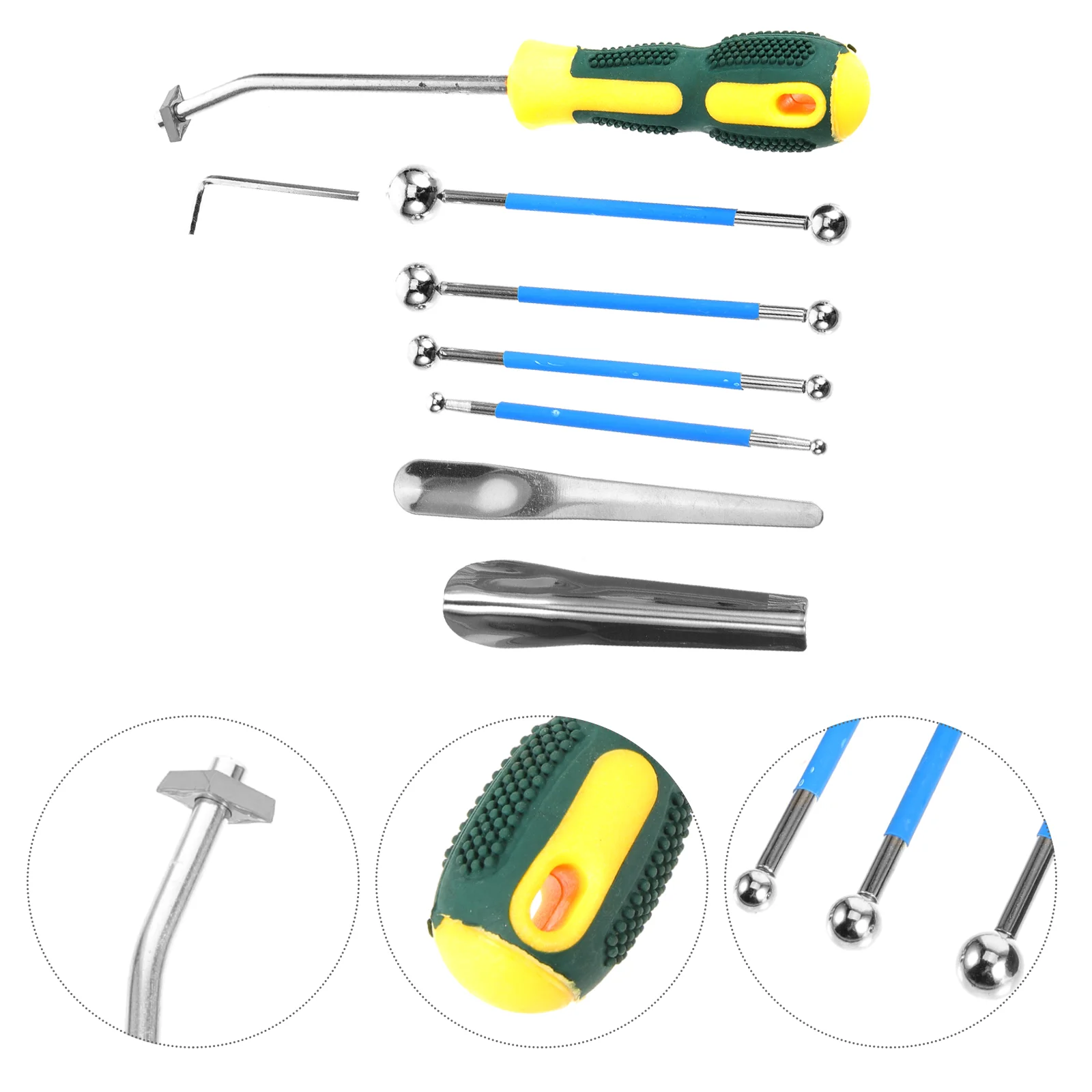 

9 Pcs Suite Grouting Seam Tool Kit Tile Tools Caulking Steel Floor Finishing Pressing