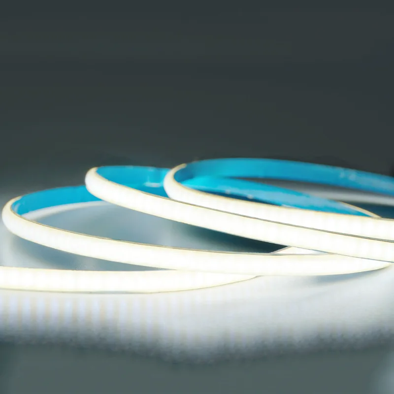 COB LED Strip 8mm 320D/M High Density Flexible Tape Light Dimmable FOB Linear Ribbon Red Green Blue 3000K 4000K 6000K DC12V