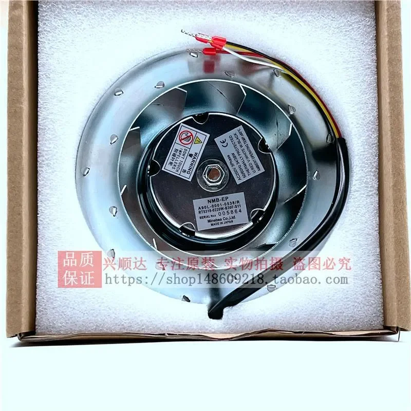 for FANUC Spindle Motor Fan A90L-0001-0538/R RT5318-0220W-B30F-S11 Original Replacement Cooling Blower