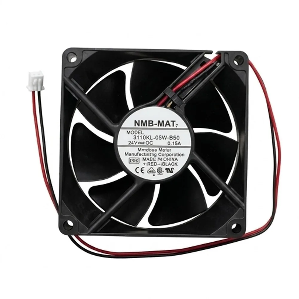 For NMB 3110KL-05W-B50 8025 DC24V 0.15A 8CM 2-Wire Inverter Cooling Fan