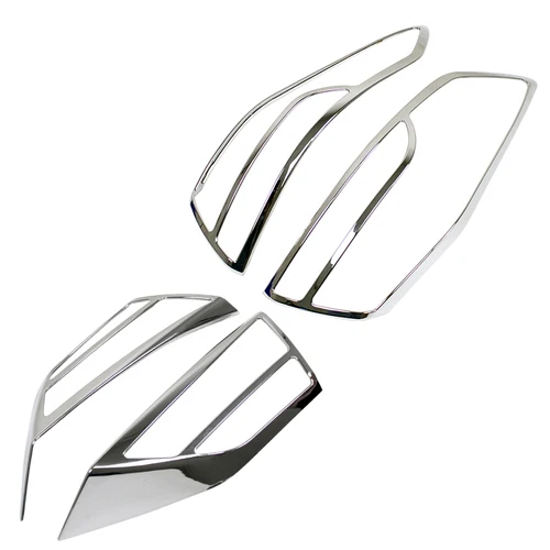 Imagen 2 del producto Embellecedor de lámpara trasera de coche, marco cromado ABS para Hyundai Elantra Avante 2016, 2017, 2018, 2019, 2020