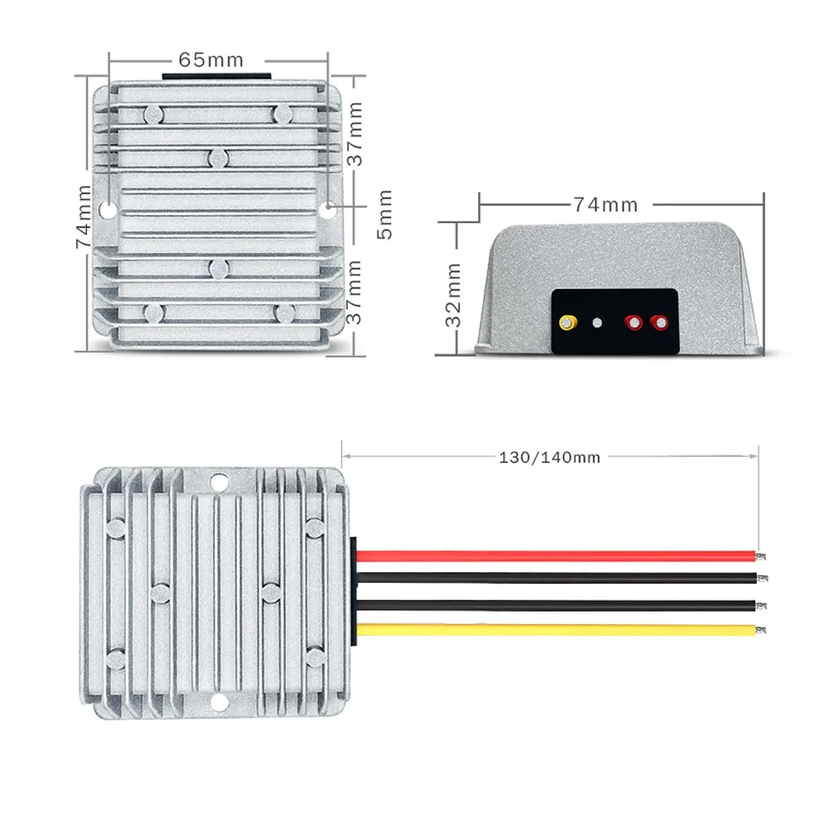 DC8-40V 12V 24V to 13.8V 3A 5A 6A 8A 10A 12A Boost Buck DC DC Power Converter Step-Up Step-Down Car Voltage Regulator Stabilizer