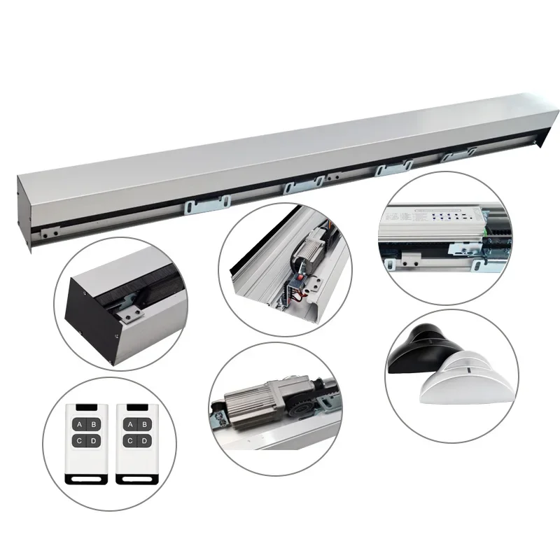 Oredy Commercial Aluminum Automatic Sliding Door Opening System For Office Building