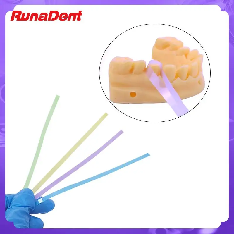 60Pcs/box Dental Resin Polishing Strip Teeth Grinding Smooth Materials 4Mm*150Mm Dentist Tool