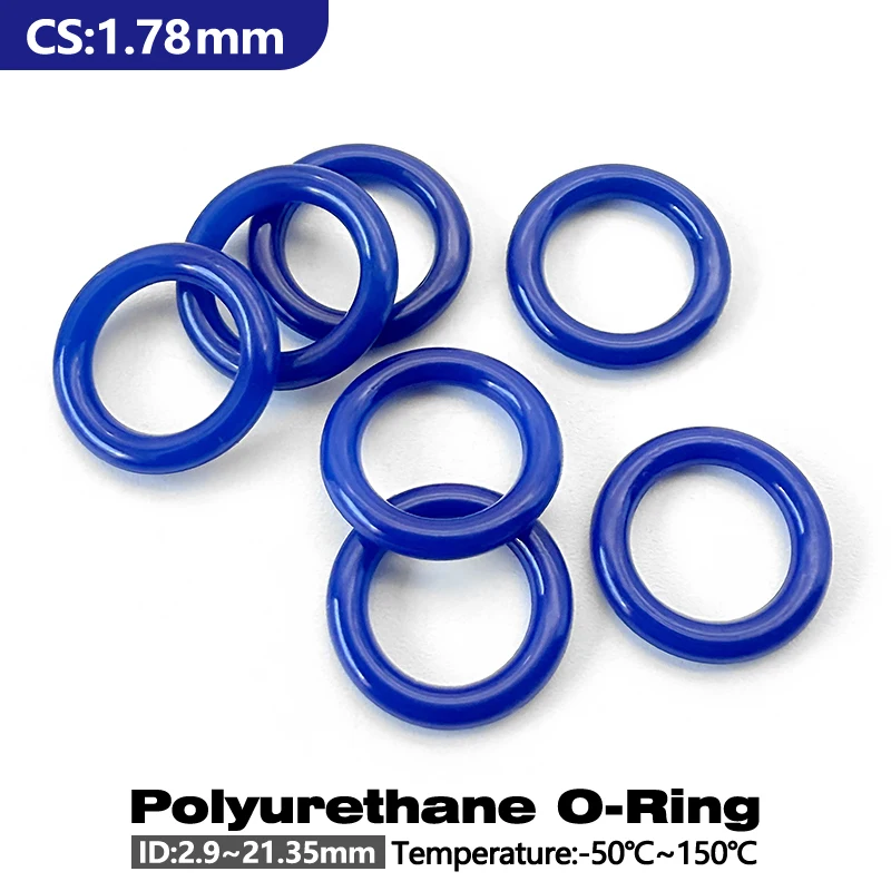 

PU Polyurethane O Ring High Wear Resistance Oil Resistant Seal for Hydraulic Pneumatic Equipment - High Elasticity Seal