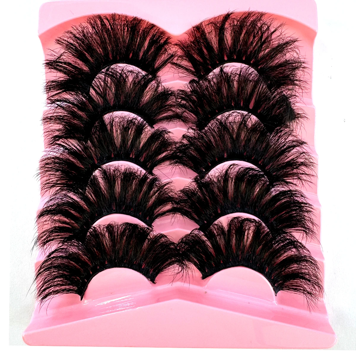 HBZGTLAD Flauschige Lange Wimpern 3D Faux Mink Wimpern Natürliche Falsche Wimpern Dramatische Weiche Volumenwimpern Wimpernverlängerung Make-up – Detail 27