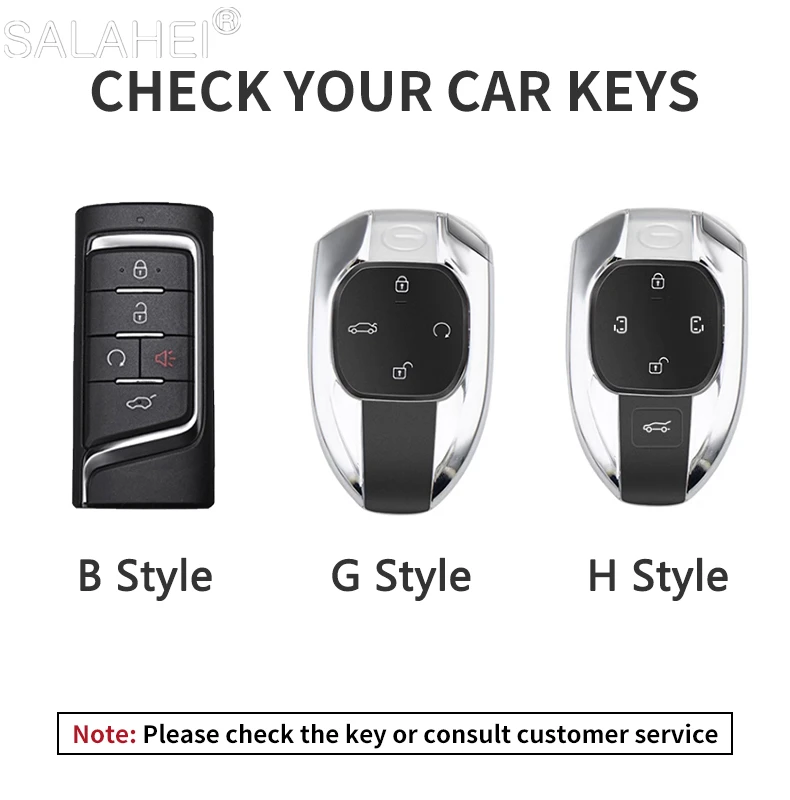 Leather Car Key Case Bag For GAC Trumpchi GS4 GM8 GA3 GA6 SGS7 GA4 GS5 GS3 Legend GS8 Empow J11 J12 J13 J14 J15 J16 Accessories