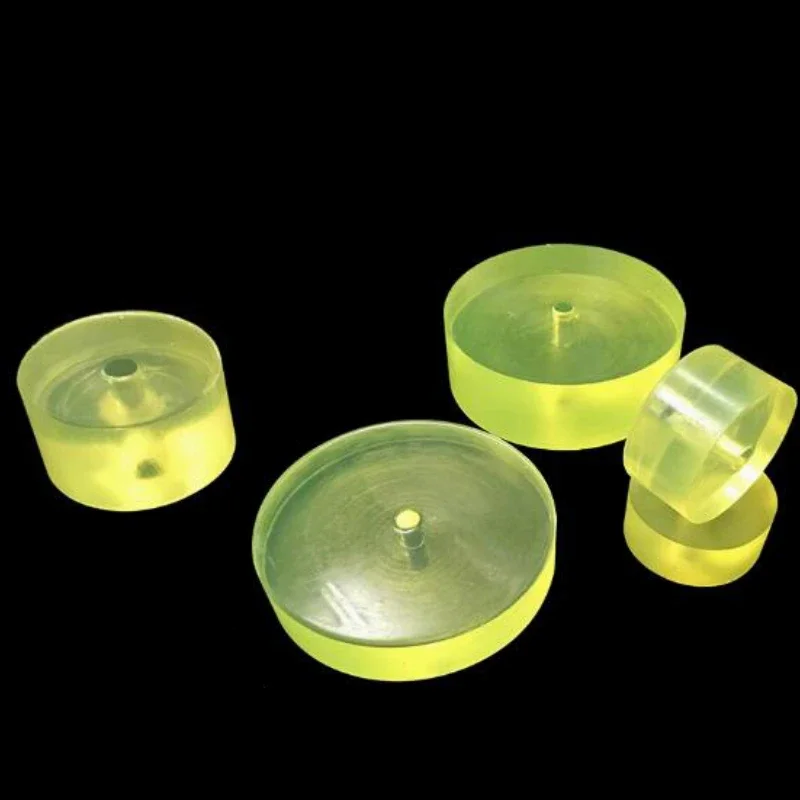 30Mm-50Mm Ronde Polyurethaan Buffer Pad Pu Ronde Rubberen Pad Rundvlees Pees Schokabsorberende Pakking Voor Werktuigmachine/Pons/Mal