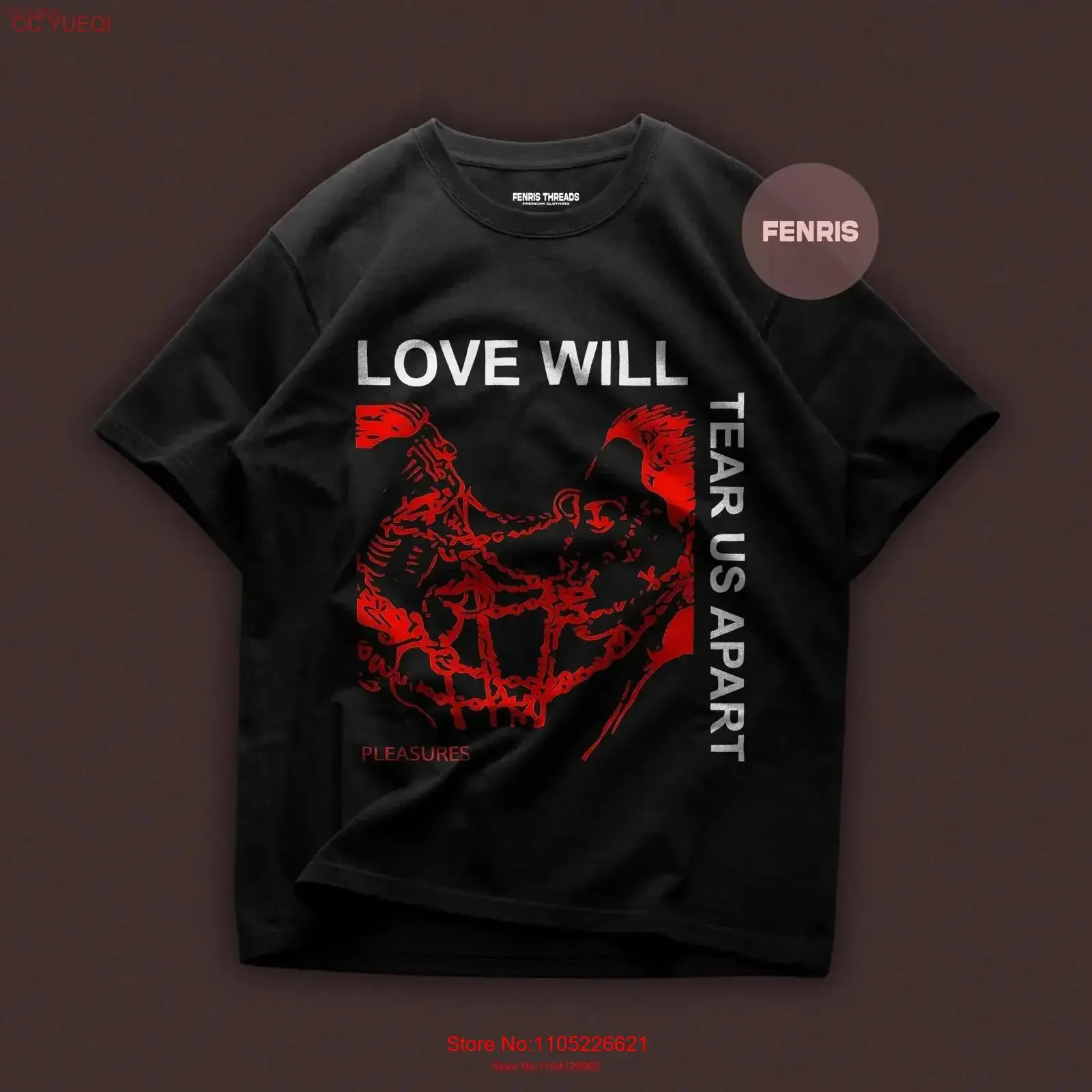 Premium Lil Peep T Shirt Love Will Tear Us Apart Hellboy Album New Heavy Cotton vintage Washed streetwear Soft Versatile homme