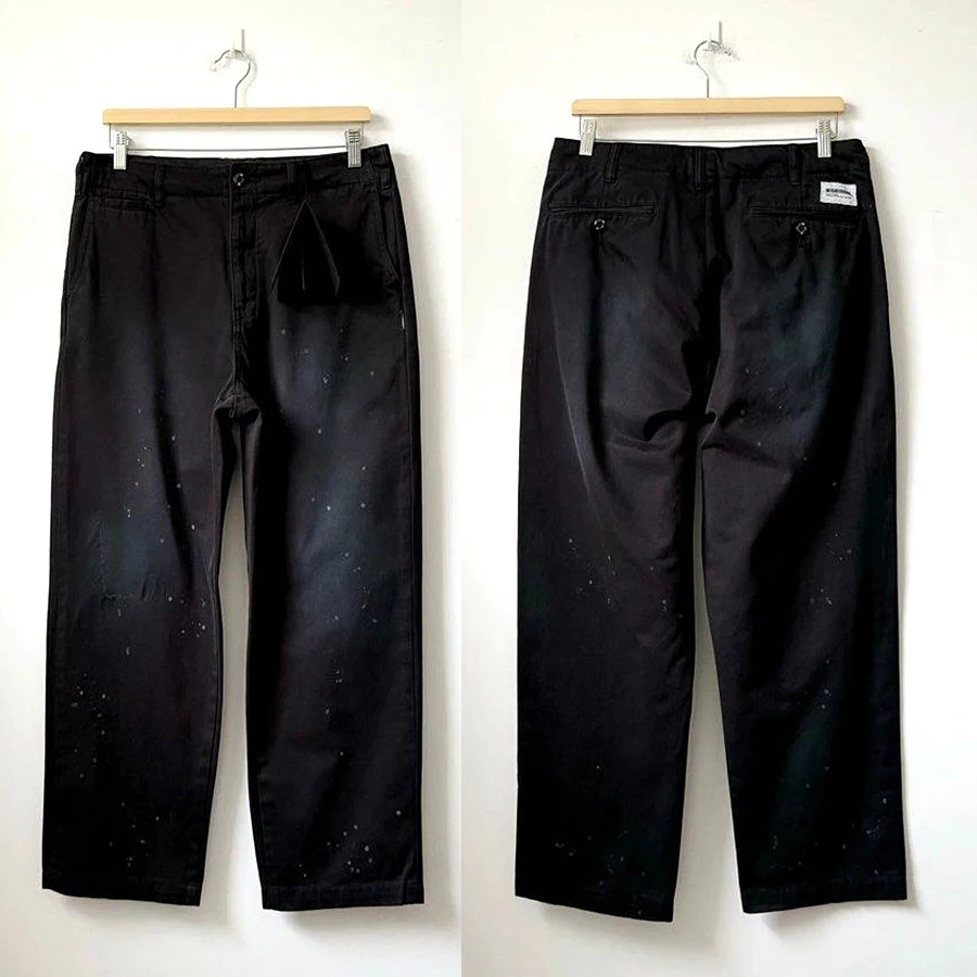 

Special offer, original order and original packaging! NBHD high density twill cotton, paint, stains, old, knife cut, overalls