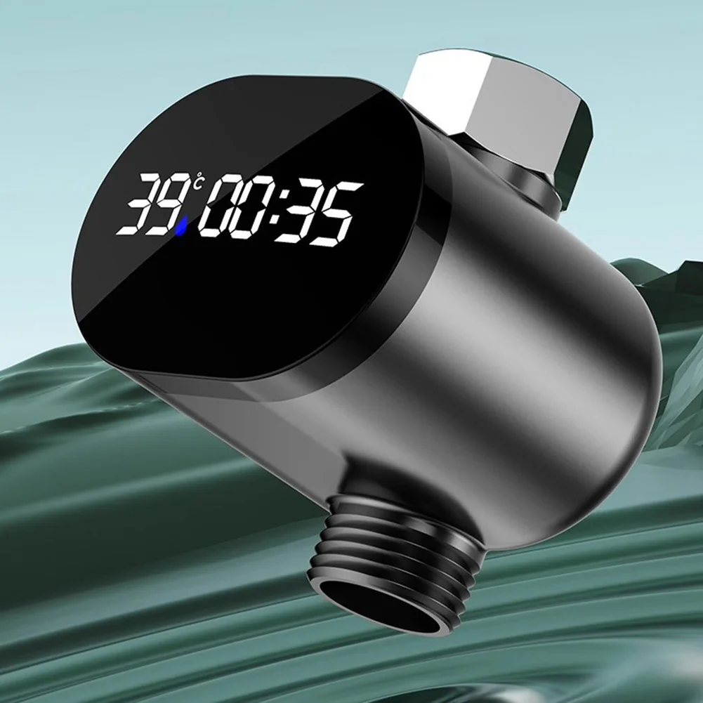 Shower Head Water Temperature Display, Visual LED Digital Faucet Temperature Gauge Instant-Read Display Bathroom