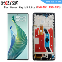 For Honor Magic5 Lite LCD AMOLED Display For Huawei Honor Magic5 Lite RMO-NX3 LCD With Frame LCD Screen Touch Digitizer Assembly