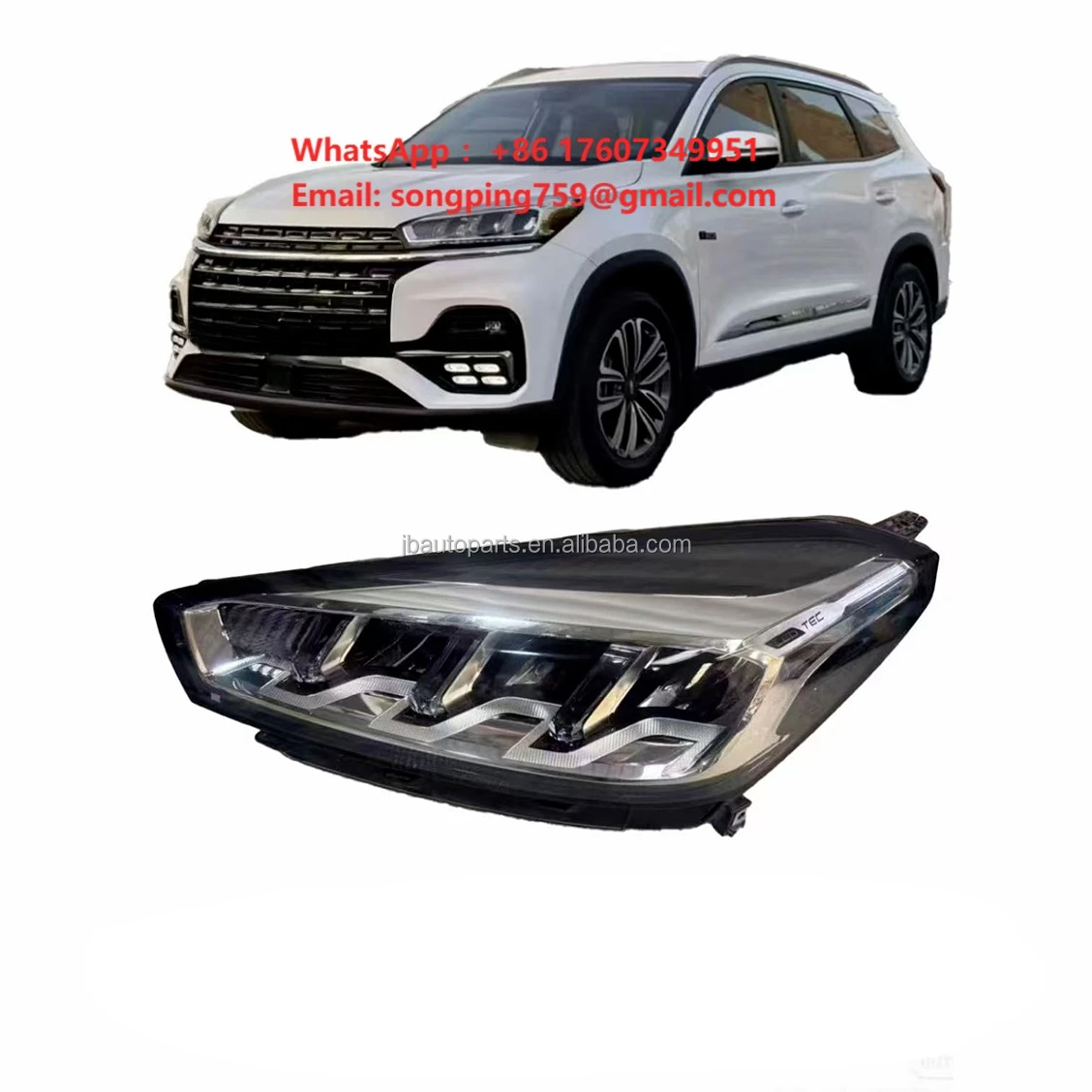 Top-selling product in 2025  LED Headlights for Chery Tiggo 8  Auto Parts for Enhanced Road Visibility Lighting System