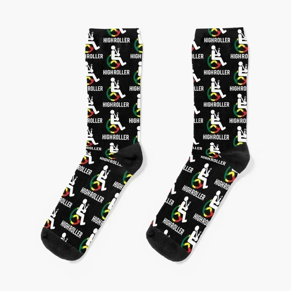 

Wheelchair forced to leg highroller Socks hip hop men cotton high quality sheer tennis Women's Socks Men's
