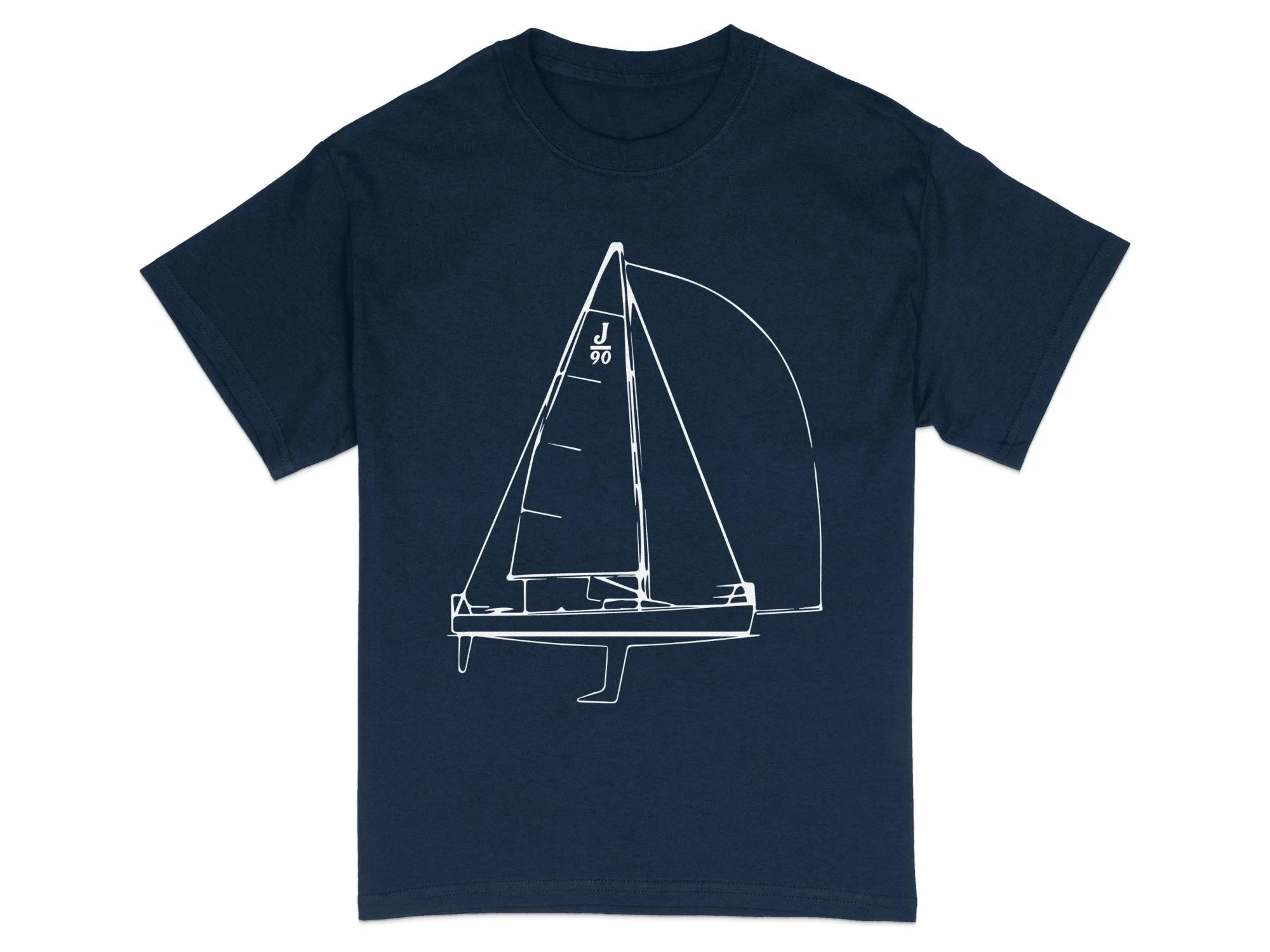 Sailing Boat Graphic Tee Nautical Unisex T-Shirt Graphic Retro Streetwear High-quality Crew-neck Short-sleeved Men's T-shirt