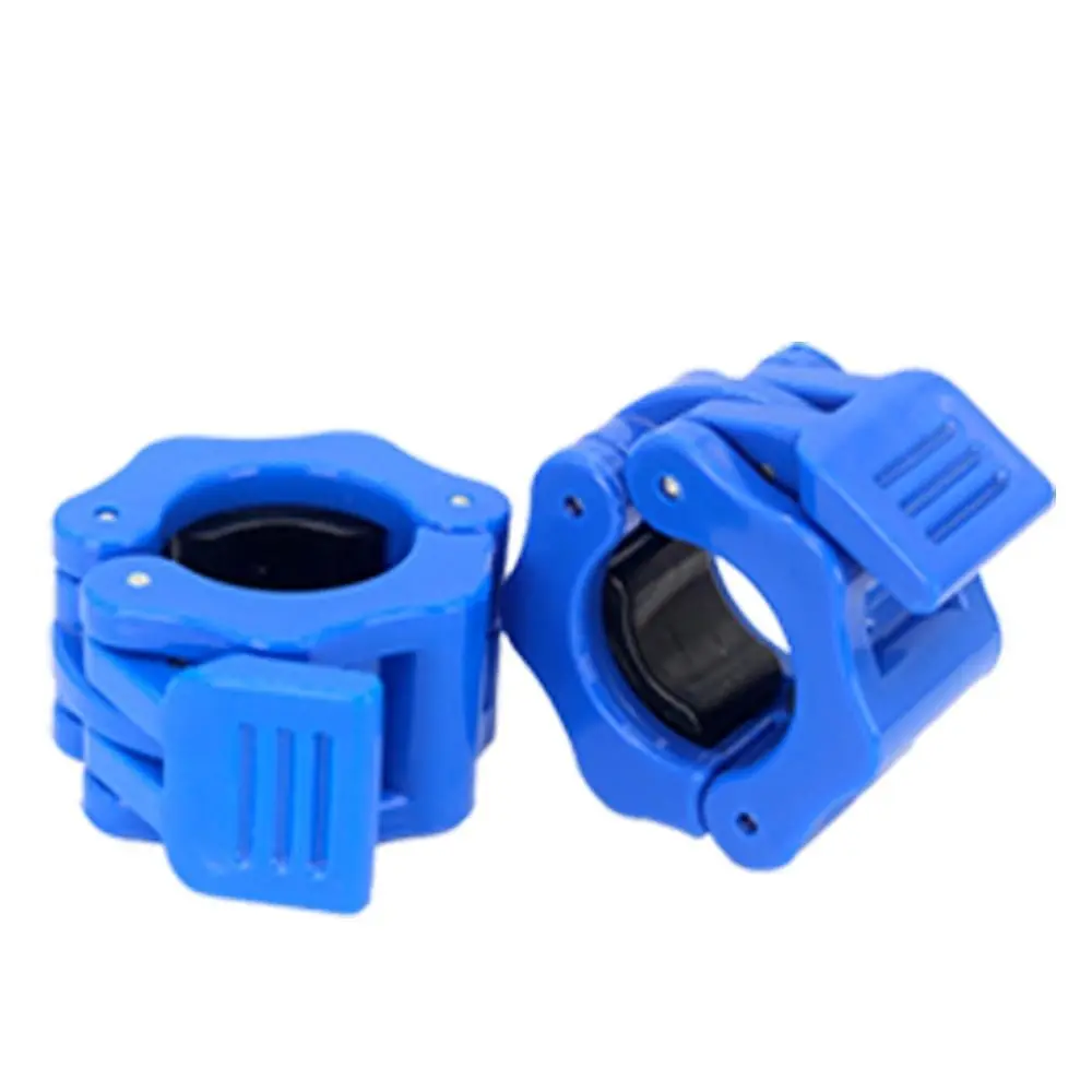 1 Pair 25/30mm Fitness Barbell Clamps Quick Release Stable Dumbbell Spin Lock Hexagon Lightweight Barbell Collars Weightlifting