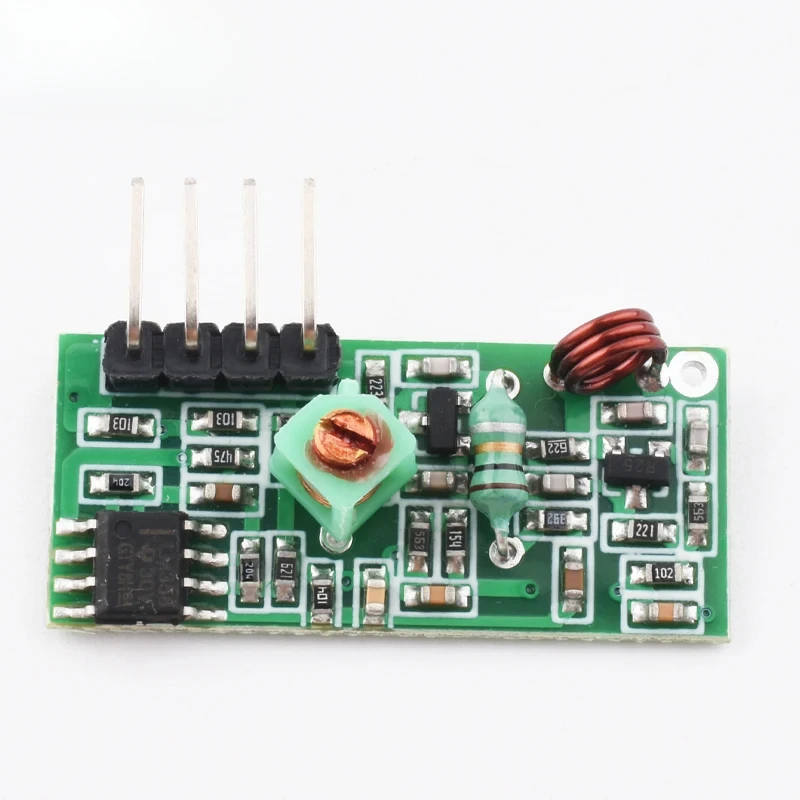 Módulo Transmissor Sem Fio RF 433Mhz 315MHZ e Kit Receptor DC 5V Módulo Sem Fio 315 433 Mhz Kit Eletrônico DIY