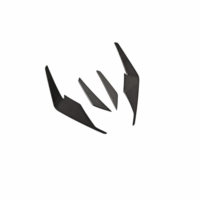 

New PK Style Dry Carbon Fiber Front Bumper Wind Blade Turbulence Suitable For Audi R8