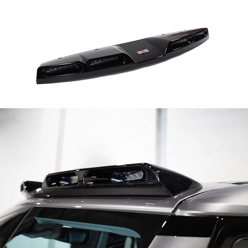 

Front Glossy Black Deployable Top Light Roof Light For New Defender 110/90 Car Exterior Accessories