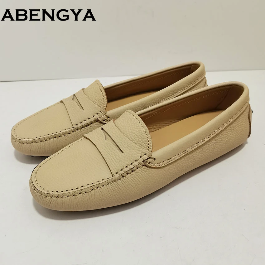 

Весенне-осенние лаковые кожаные лоферы, женская мода, корейское издание, туфли на плоской подошве с неглубоким носком, универсальные одинарные туфли на каждый день