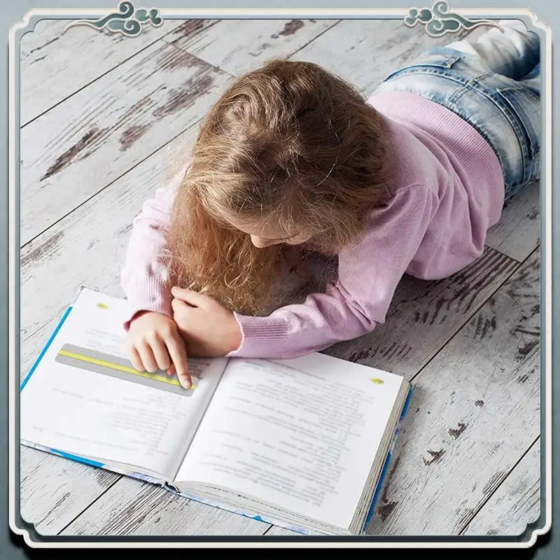 

ABIJ-24 шт. набор полосок для управляемого чтения, цветные накладки, инструменты для дислексии, коррекционные гели, осветительный фильтр, пластиковые листы, закладки