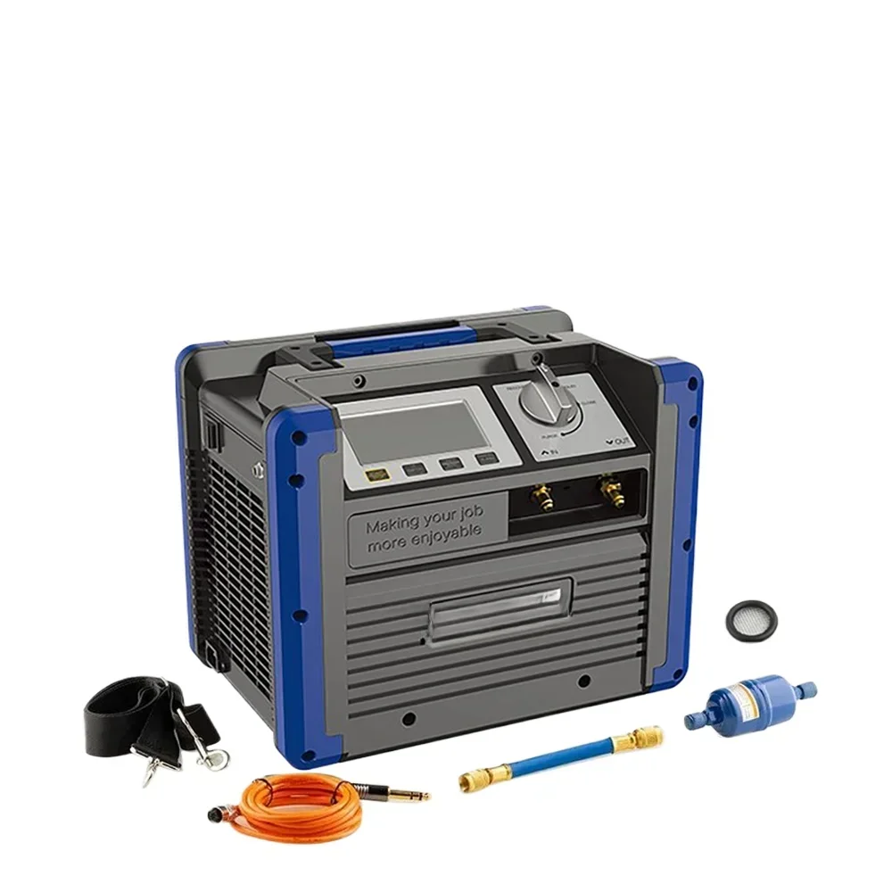 

VRR24M-C Refrigerant Recovery Machine Brass Material Oil-less Compressor Eco-Friendly Durable Domestic