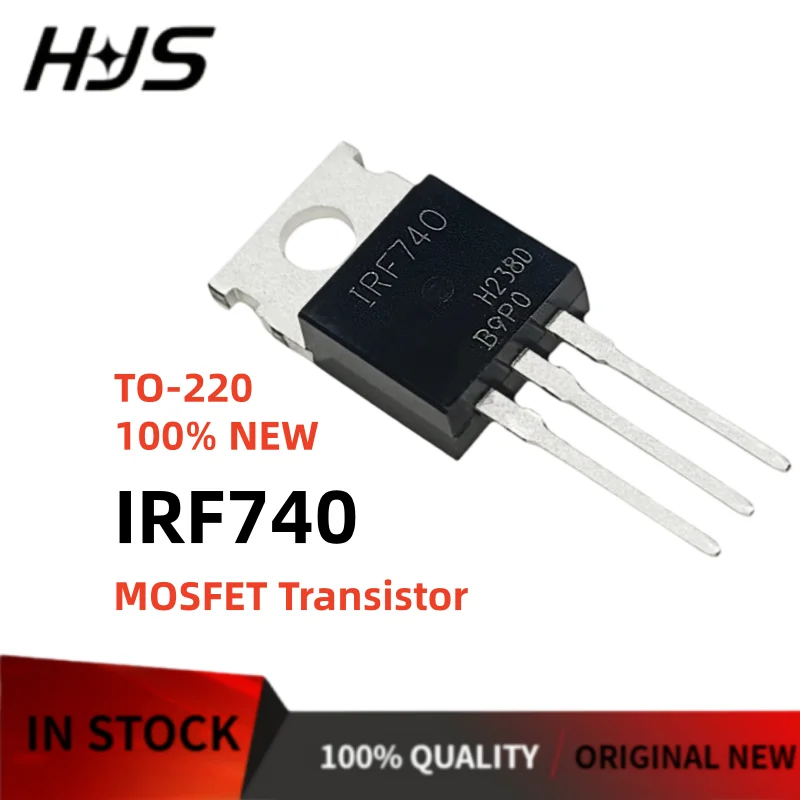 10PCS-100PCS IRF740 IRF740PBF N-channel MOS Field effect Transistor TO-220 Brand New