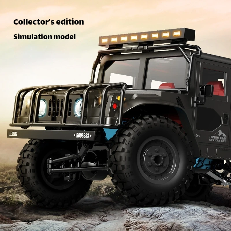 JJRC Carro RC 4WD em escala completa - Brinquedo modelo de simulação SUV de escalada off-road de alta velocidade para crianças
