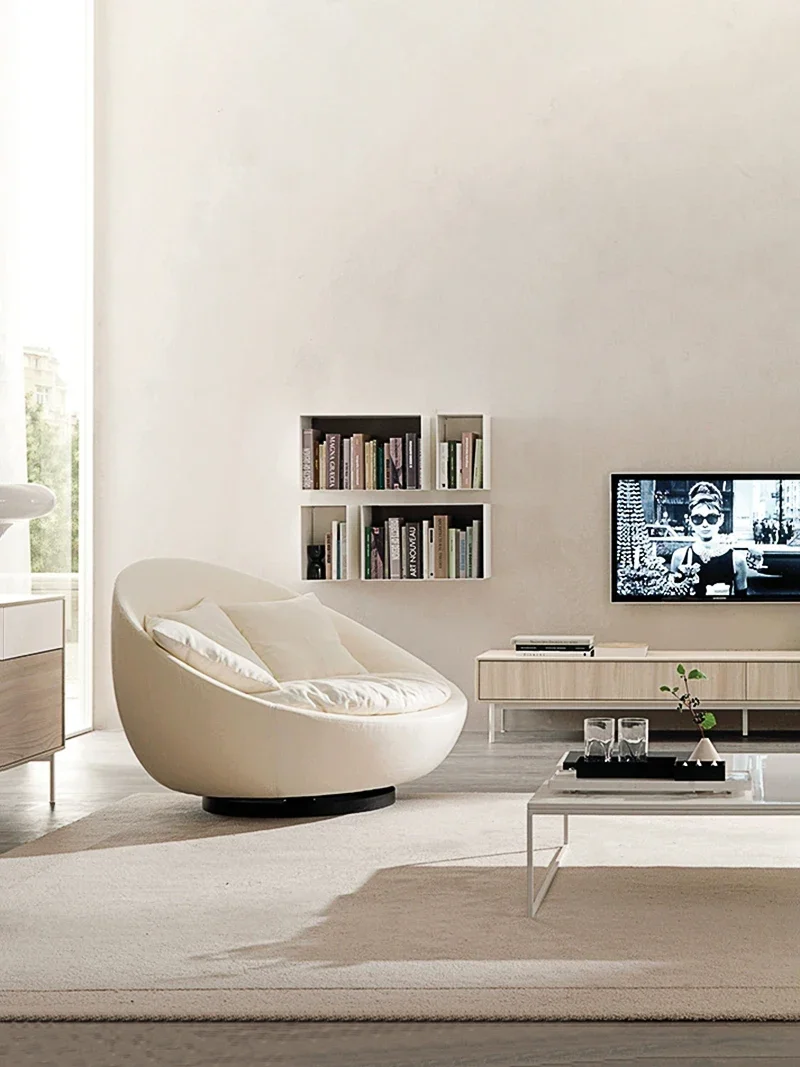 Italian Design Single round Rotating Couch