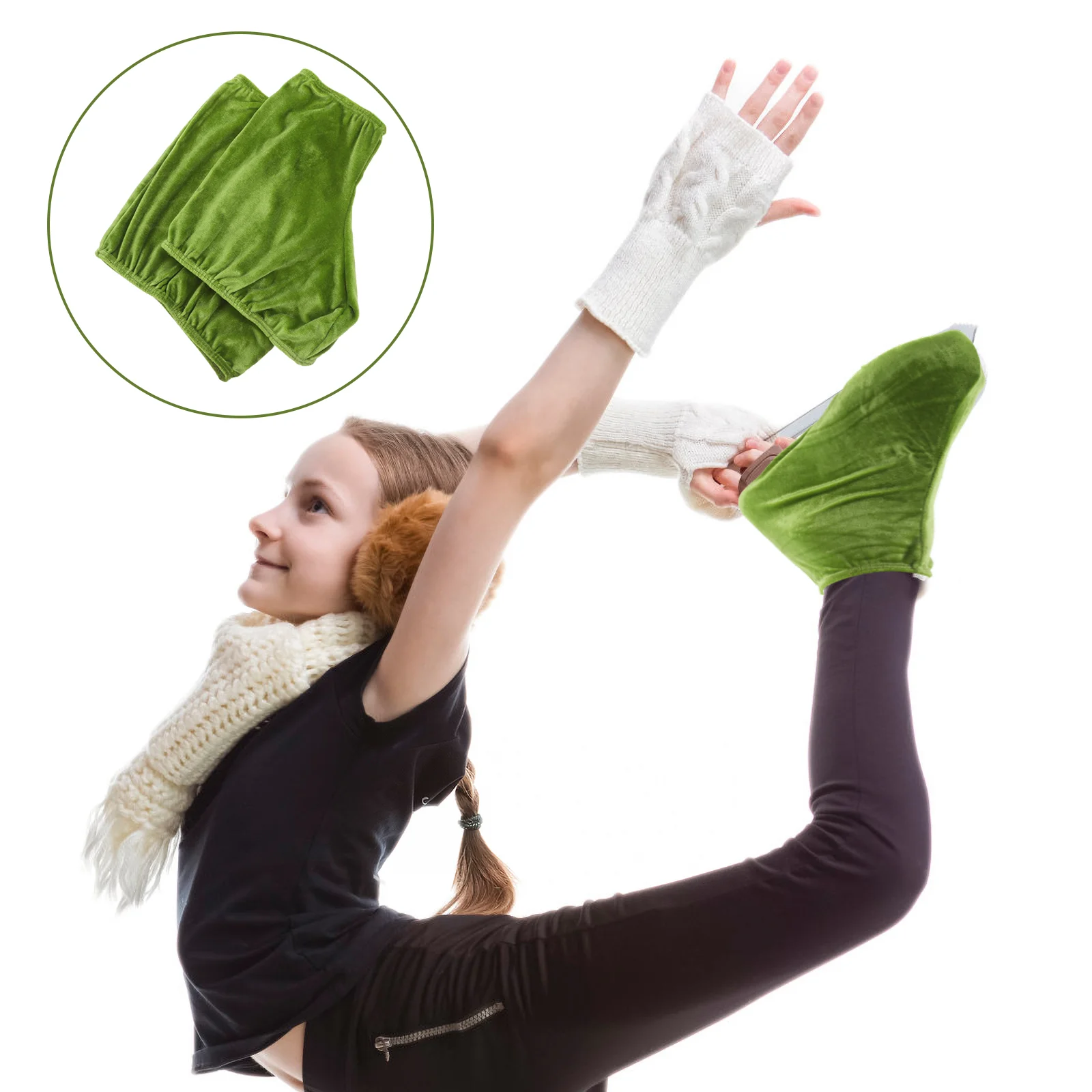 Clear Hockey Tape Anti-scrath Skate Shoe Sleeve Protector Pattern Boot Cover Women's