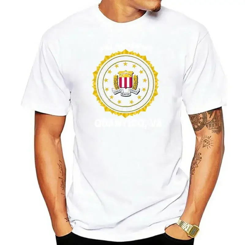 2024 funny summer FBI Academy Quantico T-Shirt Tees - Custom Mens men clothing  graphic t shirts  harajuku  oversized t shirt