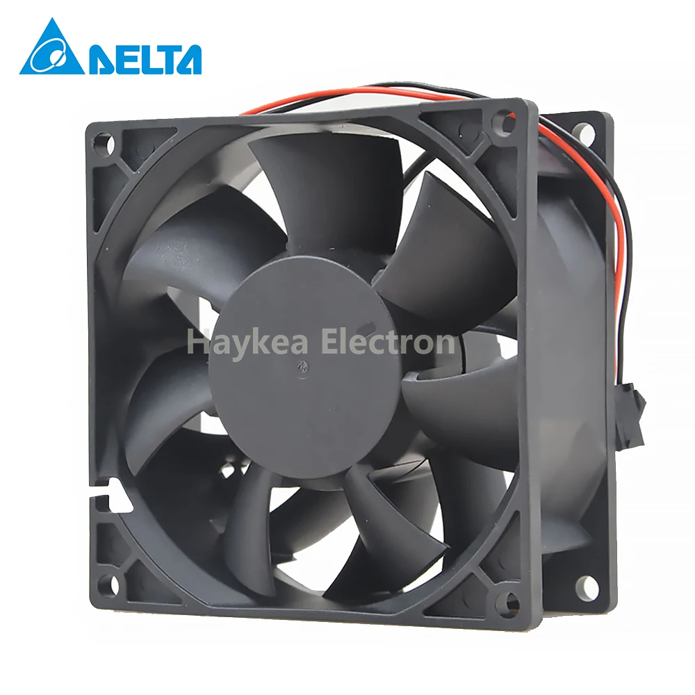 For Delta PFB0924GHE CK20 Server Cooler Fan 9238 DC 24V 0.76A 92X92X38mm 2-wire