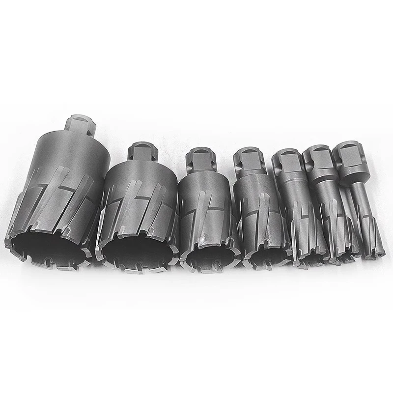 12-52mm*35mm Hollow Corebit magnetic drill lengthening stainless steel tube plate drilling cemented carbide rail hole opener