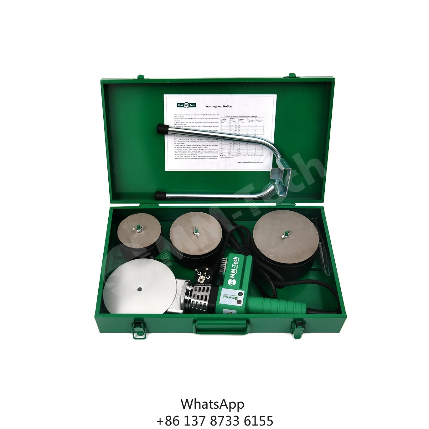 THJ-110 Socket Welder Portable Ppr Welder 75-110mm Electric Plastic Pipe Socket Fusion Welding Machine For PE PPR Pipe