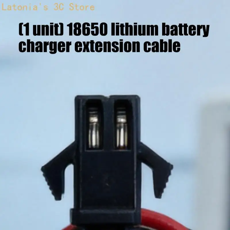 Strong Plug 18650 Battery Charging Extension Cable 150Mm Length X3UB