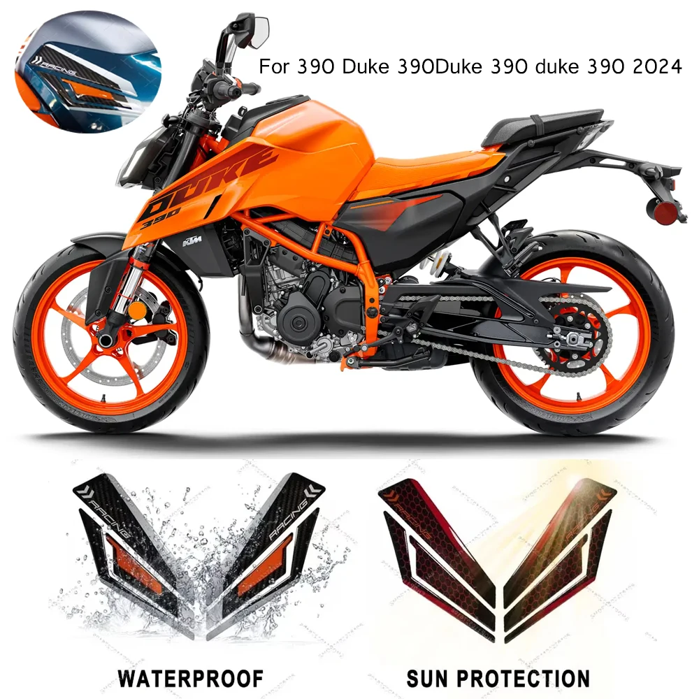 

For 390 Duke 390 duke 390Duke 2024 New Decorative Decal Motorcycle Side Fuel Tank 3D Epoxy Non-slip Motorcycl Protection Sticker