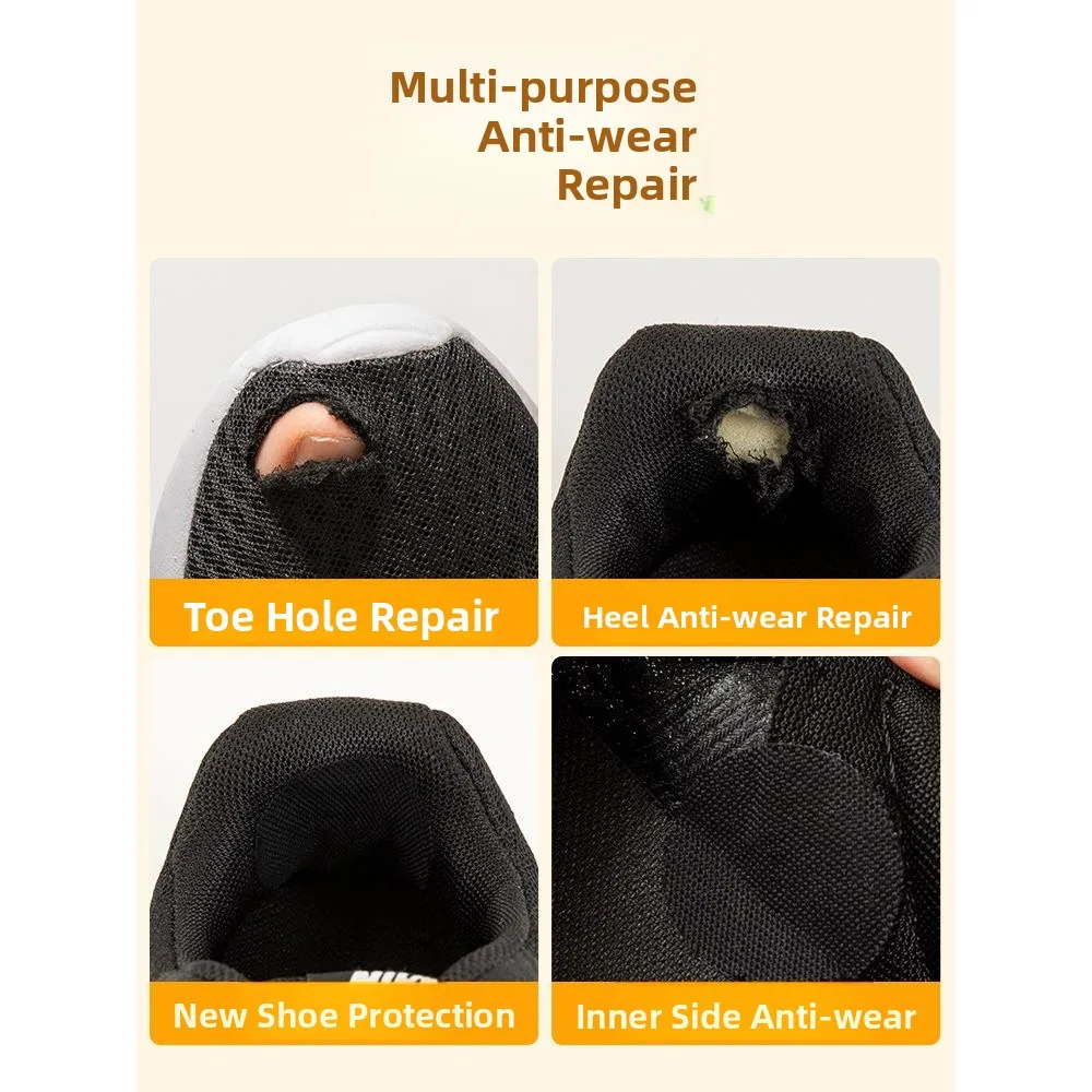 Self-Adhesive Shoe Repair Patch No-Trace Wear Resistance Sports Shoe Mesh Surface Torn Repair Sticker for Shoe Heel 