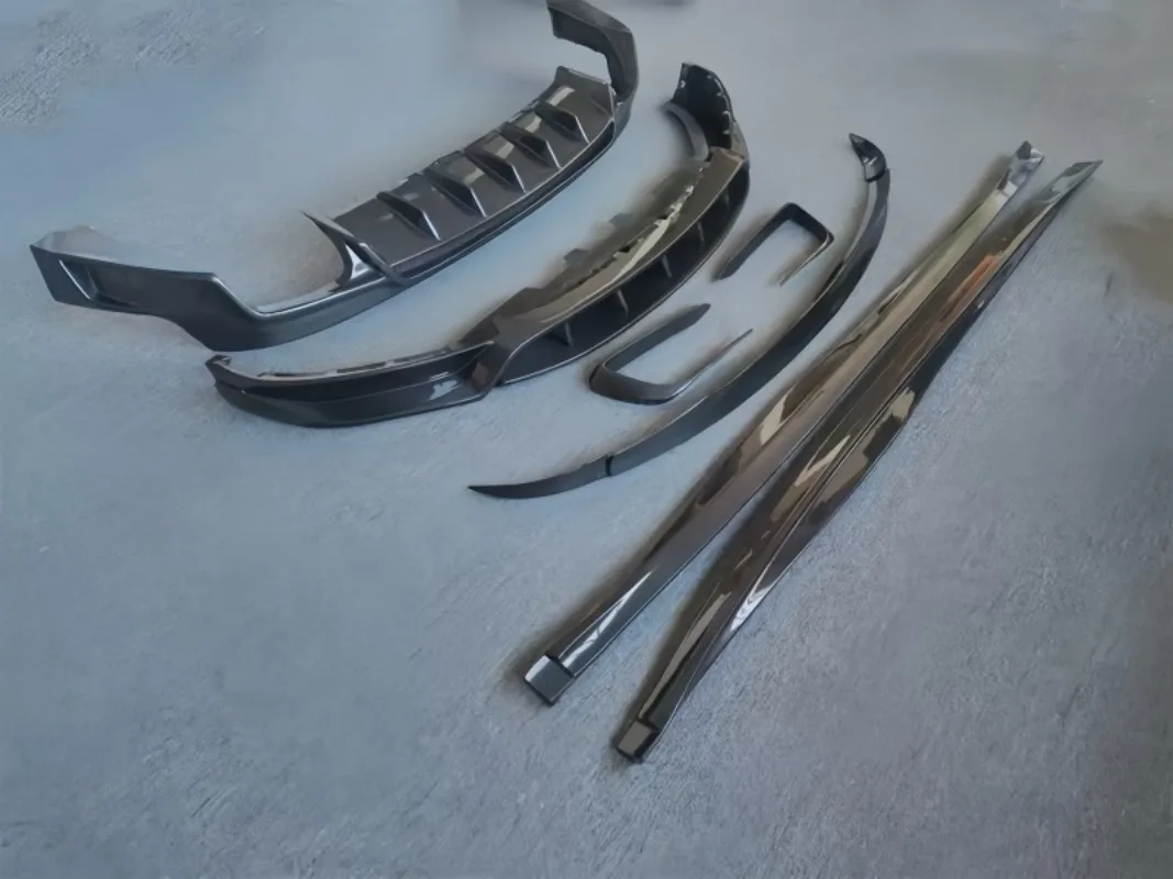 ForMaserati Vanta Body Kit Kit de carrocería difusor de parachoques trasero estilo LD de fibra de carbono auténtica