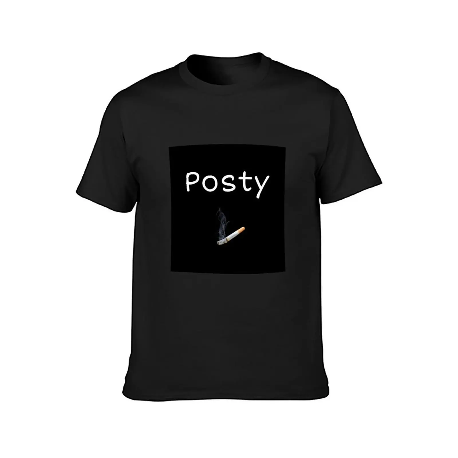 Posty T-Shirt vintage clothes cute tops quick drying new edition oversized t shirt men