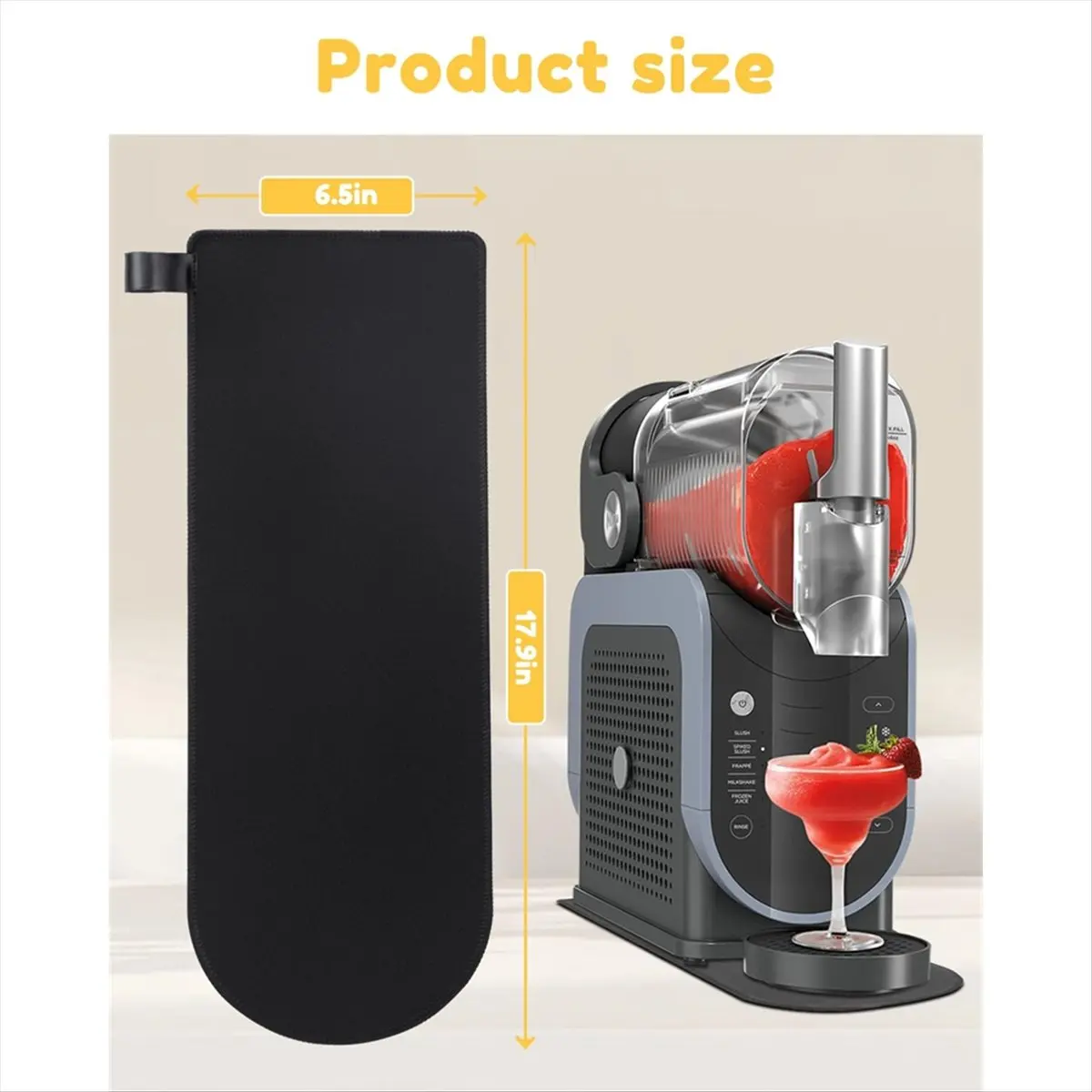 وسادة منزلقة لآلة السلوشي FS301 FS300 آلة المشروبات سريعة الشريحة على الطاولة