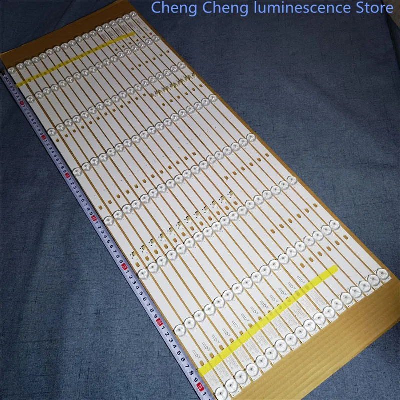 LED backlight strip for JS-D-JP395DM-A81EC JS-D-JP395DM-B82EC ND40N2100 ND40S3100J 40BF400 D40-M30 736MM 8LED 6V NEW