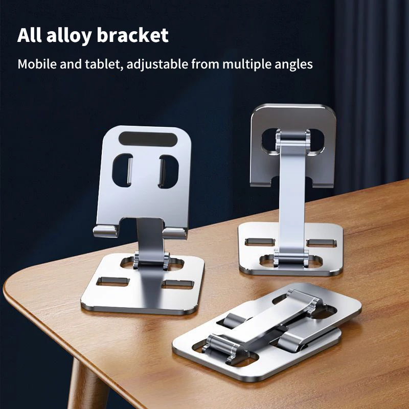 Universal Portable Phone Tablet Holder Adjustable Flexible Lazy Mobile Phone Stand Foldable Desktop Mobile Phone Stand Support