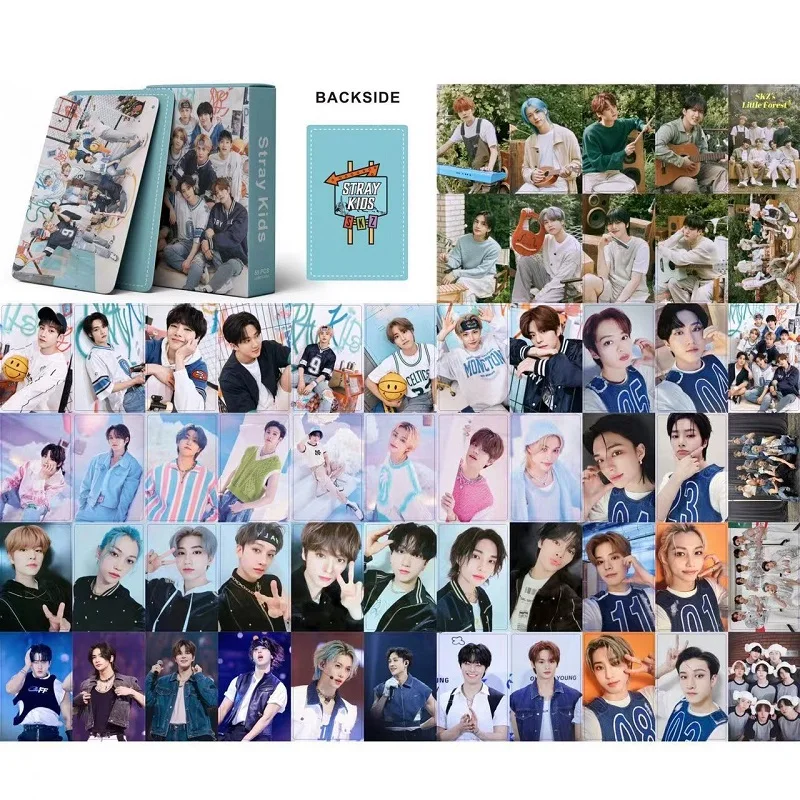 55Pcs/Set Kpop Photocards Idol SKZ FELIX IN HYUNJIN HAN LEE KNOW スキズ Met Gala Lomo Cards Poster Fan Gift