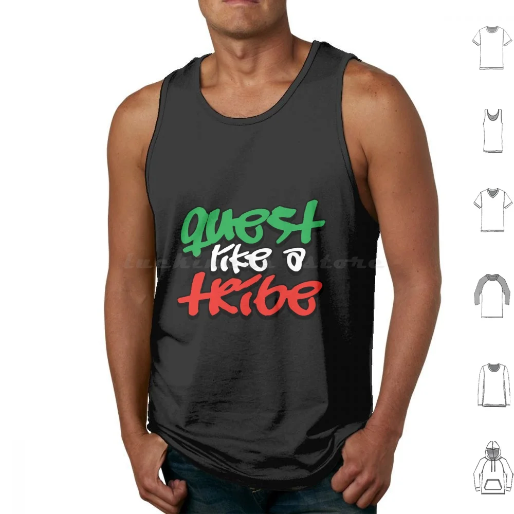 Quest Like A Tribe Tank Tops Vest Sleeveless A Tribe Called Quest Hip Hop Rap Tribe Tribe Called Quest 90s Music Q Tip Phife