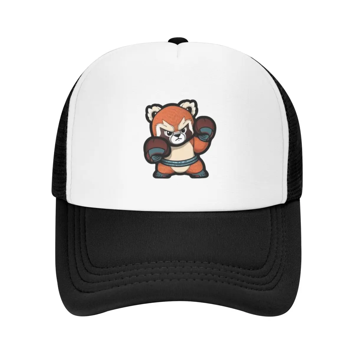 Kung Fu Red Panda Cap Fashion Casual Mesh Baseball Caps Adjustable Hat Hip Hop Summer Unisex Baseball Hats Polychromatic