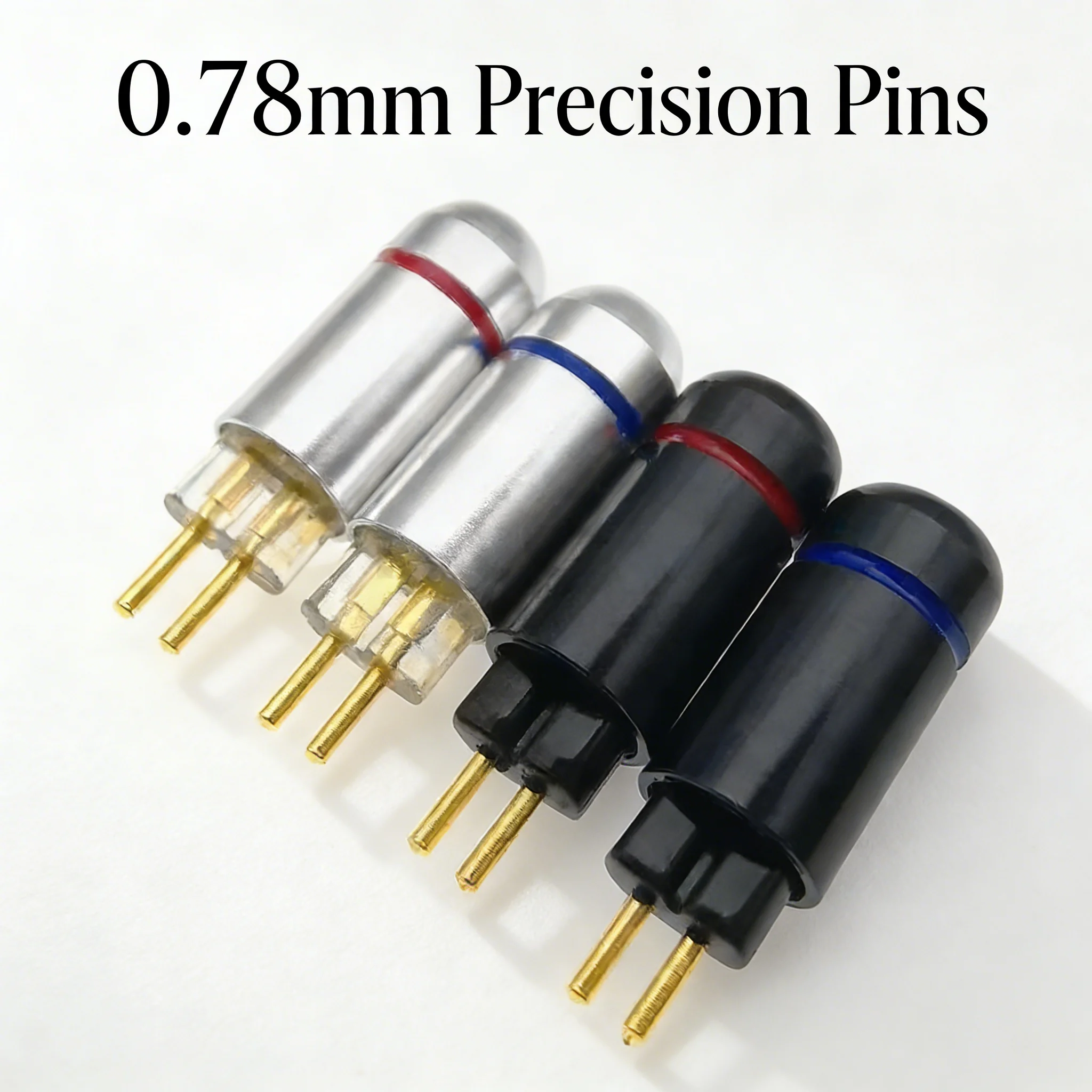 1/2/5pairs 2Pin 0.78mm Plug Audio Connector Headphone Terminal Soldering W4R UM3X UE18 JH16 ES3 Earphones Consumer Electronics