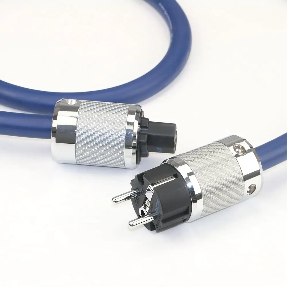 Original Japanese FURUTECH 3TS20 OCC Blue Ribbon HiFi Power Cable, Amplifier Gallbladder, Decoding Power Connection Cable