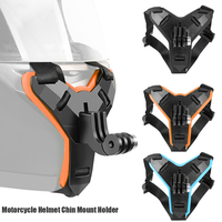 Motorcycle Helmet Chin Stand Mount Holder for GoPro Hero11 10 9 8 7 6 5 4 3 OSMO EKEN SJCAM Action Sport Camera Holder Accessory