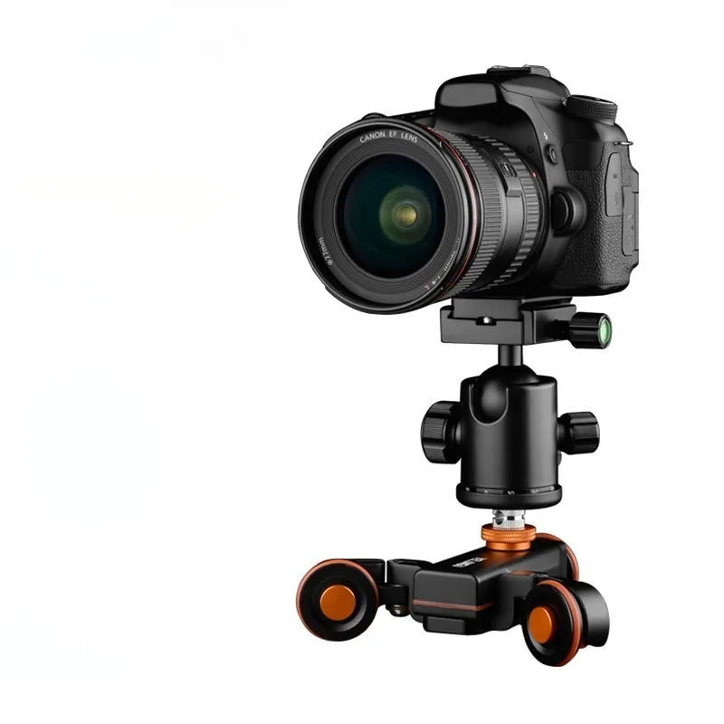 Wireless Remote Motorized Camera Dolly Car, Smartphone & DSLR Mount, Straight & Curve Shooting Camera Slider